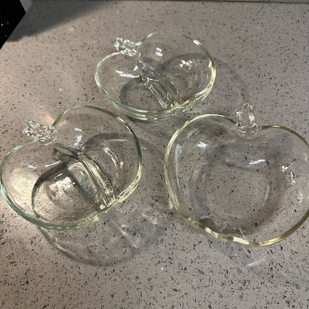 Apple candy dishes